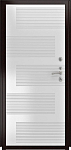 Дверь ДвериПРО Термо серебро ФЛ-185 (10мм, ПВХ Ясень белый) DPRO226065 фото